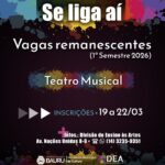 Curso de Iniciação ao Teatro Musical abre inscrições para vagas remanescentes