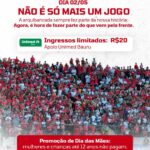 Noroeste e Unimed Bauru promovem novamente a promoção com ingressos a R$ 20 reais