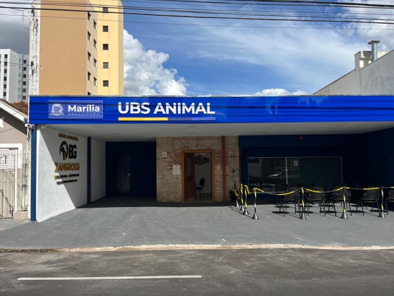 Marília inaugura primeira UBS Animal para famílias de baixa renda