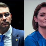 Michelle Bolsonaro se recusa a comentar crise de Flávio Bolsonaro