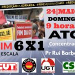 Ato pelo Fim da Escala 6×1 acontece neste domingo (24) em Bauru