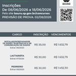 Município de Bauru abre inscrições para 6 concursos públicos