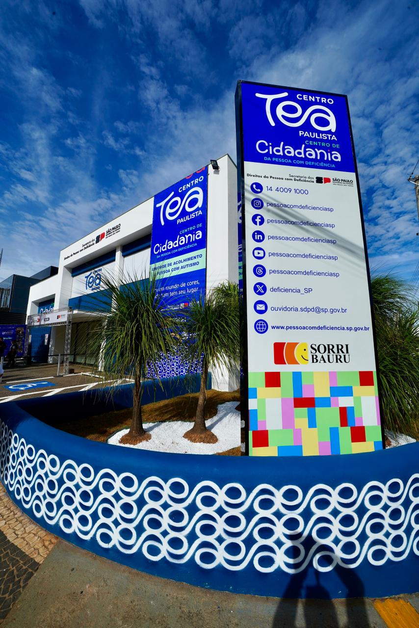Bauru recebe a inauguração do Centro TEA Paulista e Centro de Cidadania da Pessoa com Deficiência 