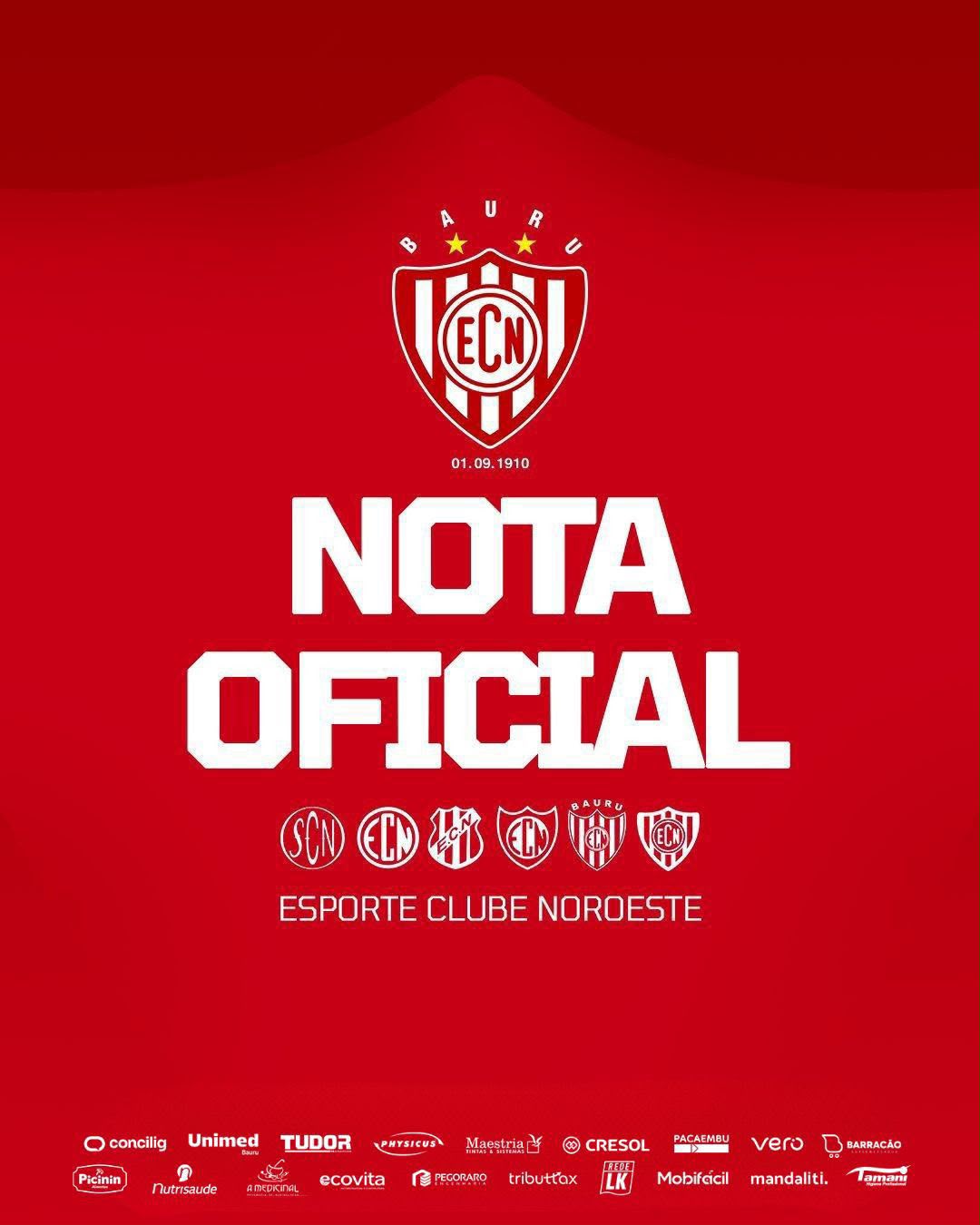 Noroeste anuncia a saída do técnico Henrique Barcellos