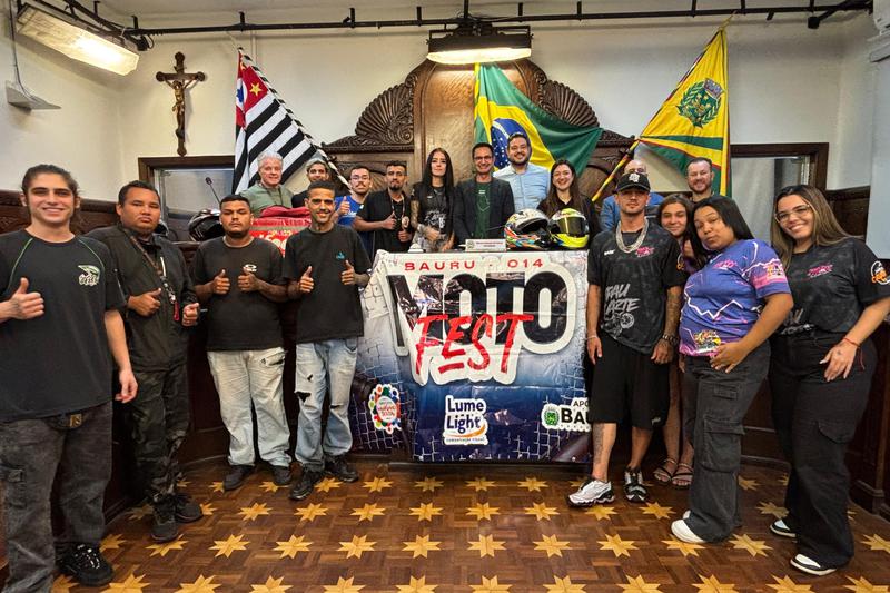 Câmara de Bauru discute Dia do Motociclista e regulamentação do “grau”
