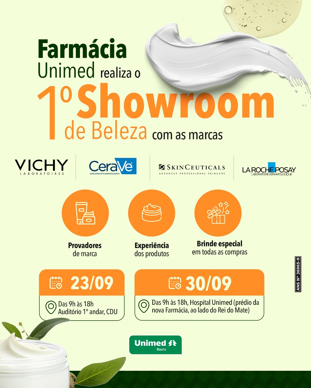 1º Showroom de Beleza da Farmácia Unimed Bauru acontece nesta quarta-feira e é aberto ao público