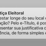 TSE inicia envio de notificações pelo e-Título para as Eleições 2026
