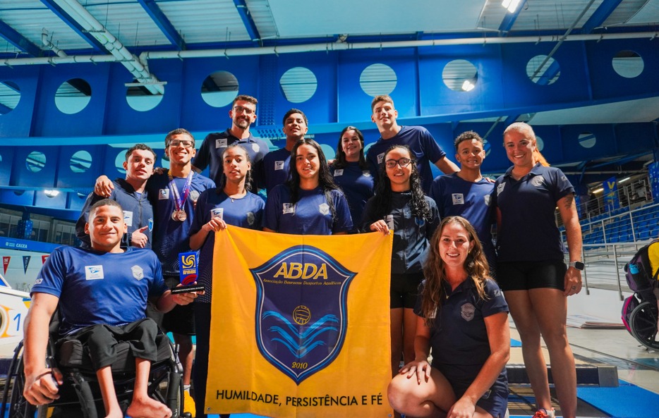 Equipe da ABDA conquista 8 ouros e 4º lugar geral no Brasileiro Paralímpico de Jovens 
