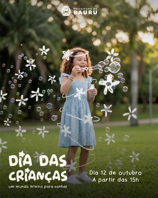 Dia das Crianças em Bauru: Parque Vitória Régia terá show do Mundo Bita e atrações gratuitas